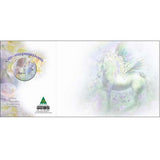 GREETING CARD TRI FOLD Unicorn Haven
