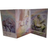 GREETING CARD TRI FOLD Unicorn Haven