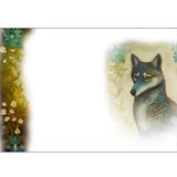 GREETING CARD Holy Forest Wolf