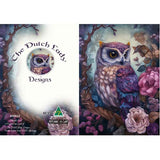 GREETING CARD Purple Owl