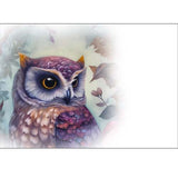 GREETING CARD Purple Owl