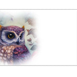 GREETING CARD Purple Owl