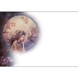 GREETING CARD Mauve Lady