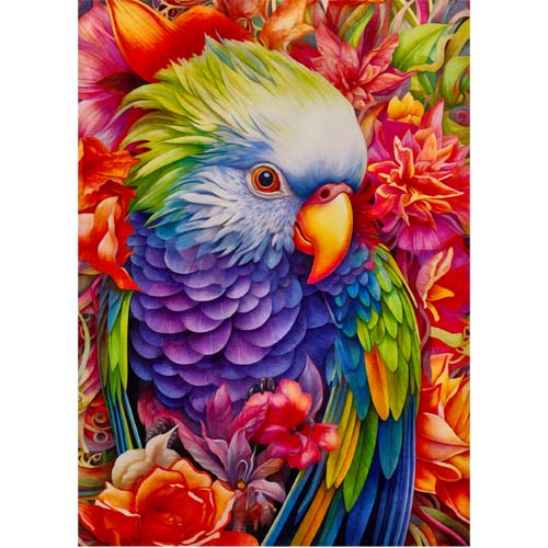 GREETING CARD Tropical Bird 10