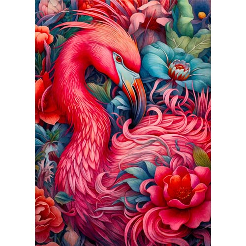 GREETING CARD Tropical Bird 2