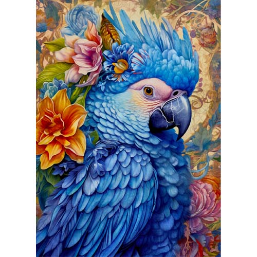 GREETING CARD Tropical Bird 3