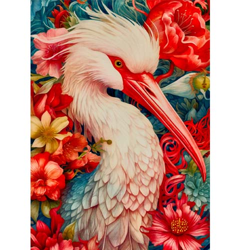 GREETING CARD Tropical Bird 6