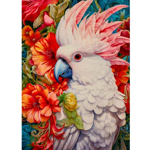 GREETING CARD Tropical Bird 9