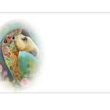 GREETING CARD Floral Horse 2