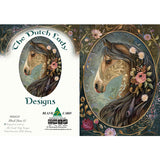 GREETING CARD Floral Horse 3
