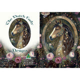 GREETING CARD Floral Horse 8