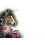 GREETING CARD Floral Horse 8