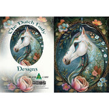 GREETING CARD Floral Horse 4