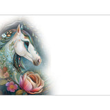 GREETING CARD Floral Horse 4