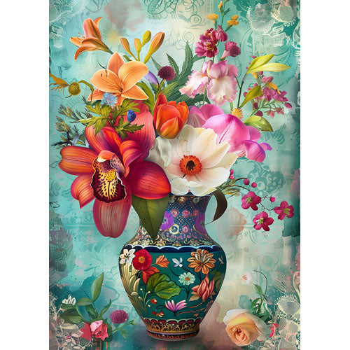 GREETING CARD Floral Vase 7