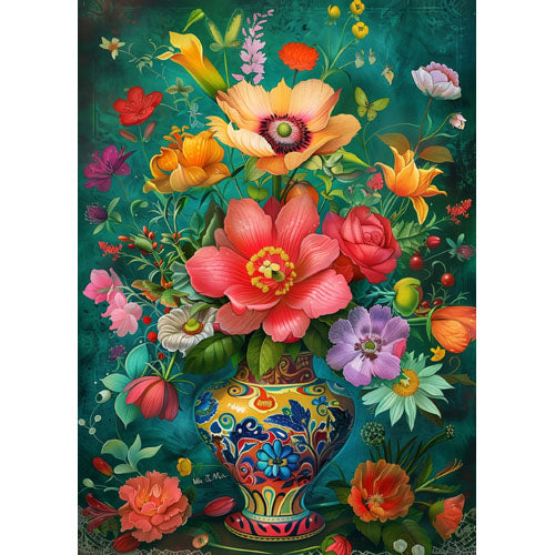 GREETING CARD Floral Vase 8