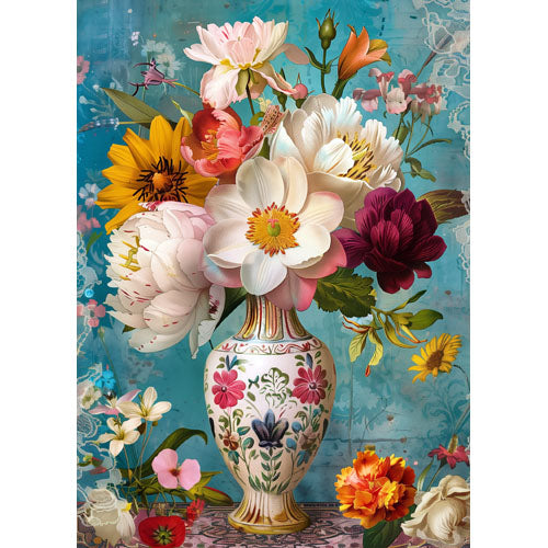 GREETING CARD Floral Vase 9
