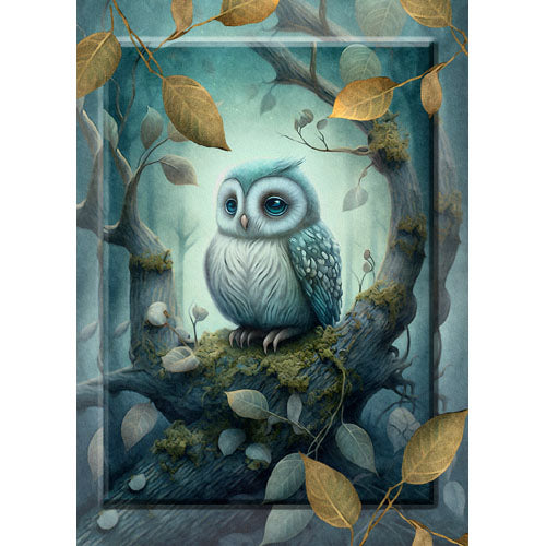 GREETING CARD Mystic Owl