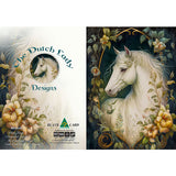 GREETING CARD White Horse