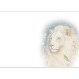 GREETING CARD White Lion