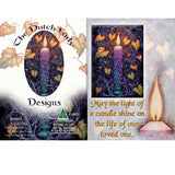 GREETING CARD Sympathy Flame