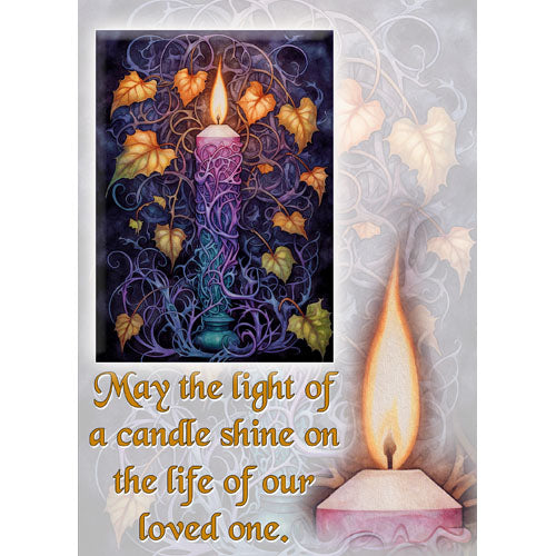 GREETING CARD Sympathy Flame