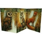 GREETING CARD TRI FOLD Holy Forest