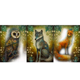 GREETING CARD TRI FOLD Holy Forest