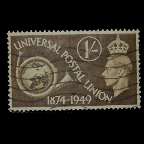 GREAT BRITAIN 1949 1/- ANNIV OF UPU USED