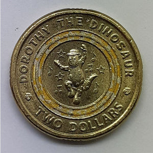 2021 $2 Australian coin-The Wiggles-Dorothy the Dinosaur