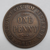 Australian pre-decimal 1917 Penny