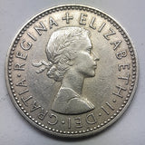 1961 GREAT BRITAIN 1 SHILLING SILVER QE11