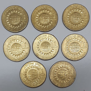 2011 1 dollar Australian coin Chogm 8 Assorted