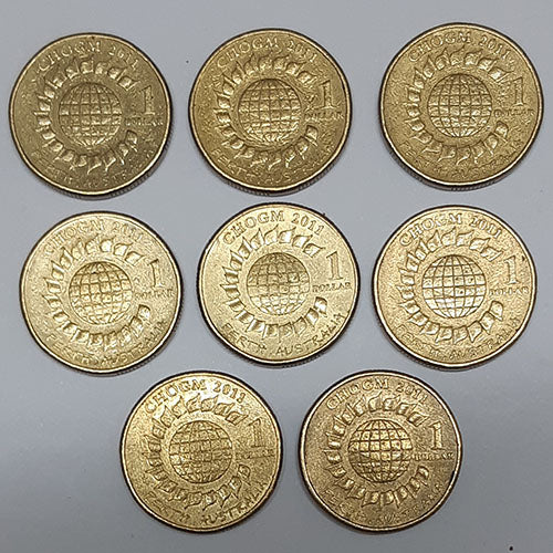 2011 1 dollar Australian coin Chogm 8 Assorted