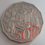 2007 50c Australian Coat of Arms coin Die Fill Errors