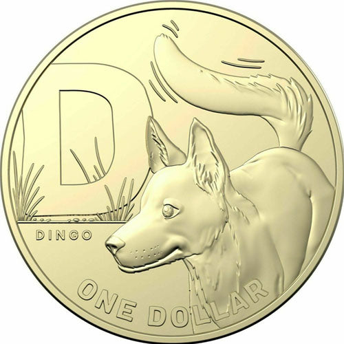 2021 1 dollar Australian coin The Great Aussie Coin Hunt 2 'D' Dingo