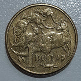 2014 1 dollar Australian coin Mob of Roos