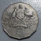 2001 50c Australian Cent of Federation coin Bold 'Australia'