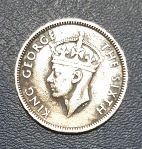 1951 KGVI HONG KONG 50 CENTS