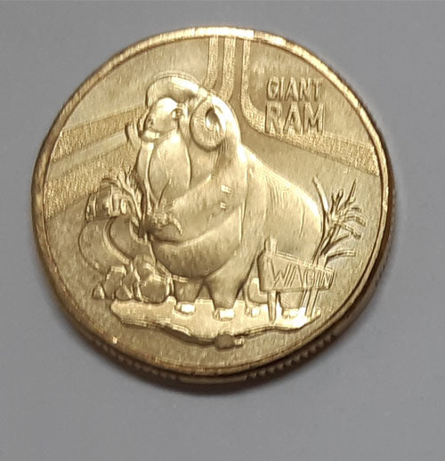 2023 1 dollar Australian coin Aussie Big Things Big Giant Ram