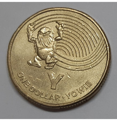 2019 1 dollar Australian coin The Great Aussie Coin Hunt 1 'Y' Yowie