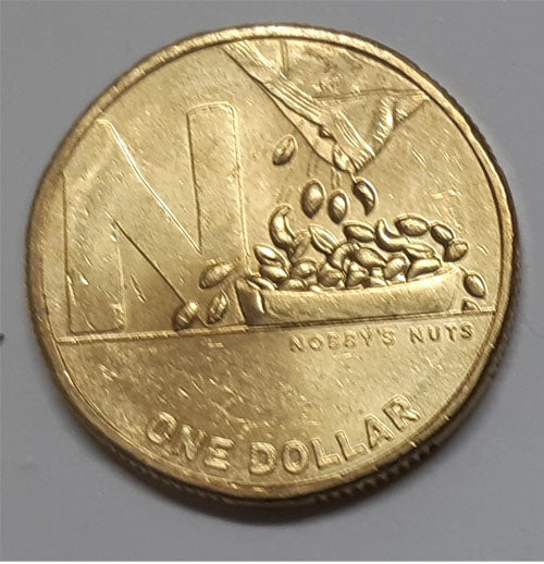 2021 1 dollar Australian coin The Great Aussie Coin Hunt 2 'N' Nobby's Nuts