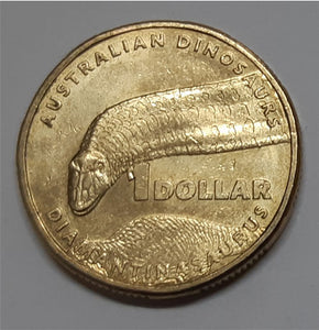 2022 1 dollar Australian coin Diamantinasaurus