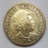 2022 1 dollar Australian coin Elaphrosaurine