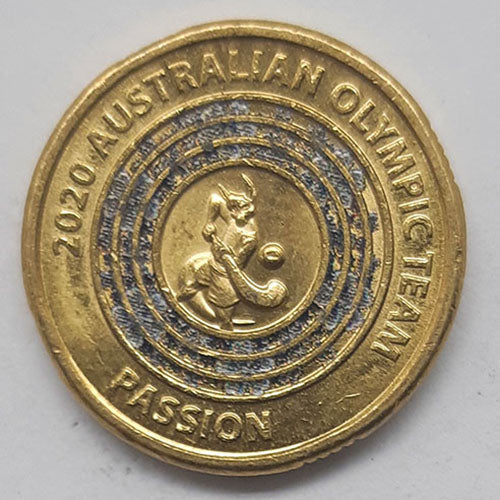 2020 $2 Australian Tokyo Olympic coin-Passion