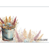 GREETING CARD Floral Bucket 6