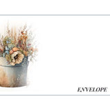 GREETING CARD Floral Bucket 8