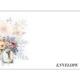 GREETING CARD Jar Bouquet 3