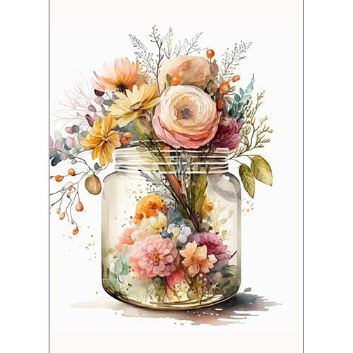 GREETING CARD Bouquet 8