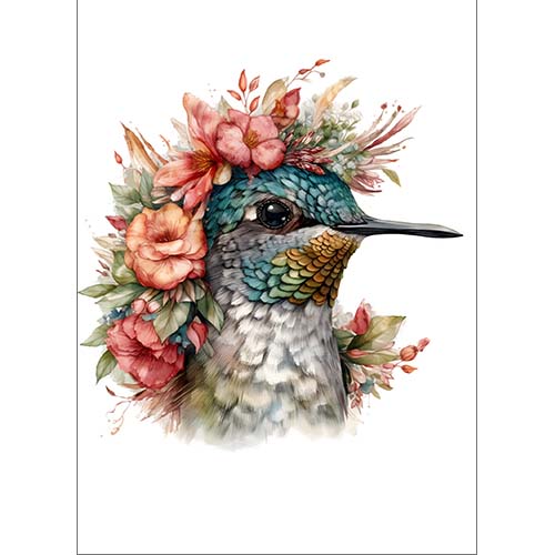 GREETING CARD Hummingbird 7